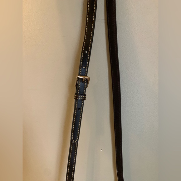 Dooney and Bourke Red Faux Crocodile Embossed Small Mini Crossbody Purse - Picture 7 of 10